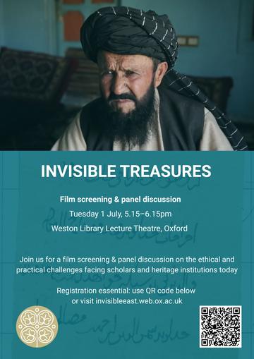 poster for invisible treasures in person event
